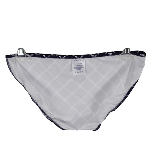 Lands' End Underwire Bikini Swimsuit 34B/36A Bottoms size S‎ Navy Twist Front - Picture 10 of 16
